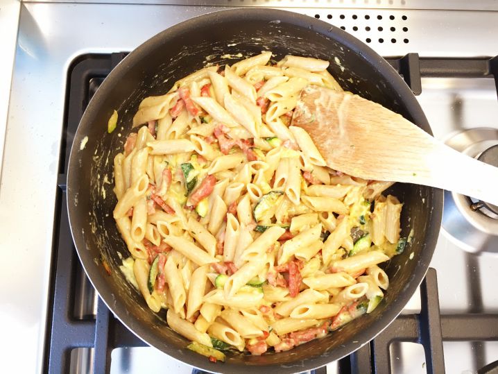 Quinn's pasta Carbonara